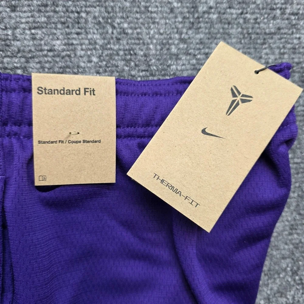 Nike Kobe Bryant Mamba Therma-FIT Basketball SweatPants Purple HJ8113-547 Sz XL